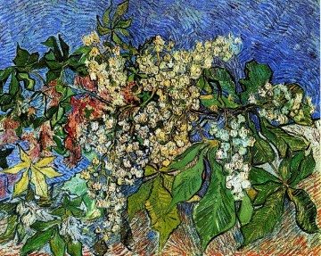 Ramas De Castaño Florecientes Vincent van Gogh Impresionismo Flores Pinturas al óleo
